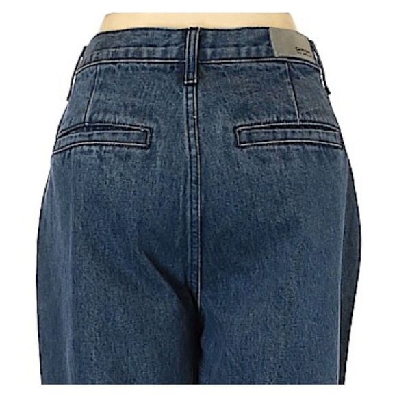 Carmar Womens Aliena Jeans Straight Leg Size 26 High Rise Jogger Cuffs NEW - Picture 5 of 8